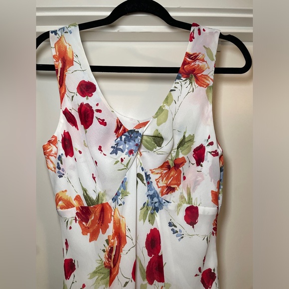 Tribal. Floral Asymmetrical Midi Floral Size 10 
100% POLYESTER Spring Summer - Picture 5 of 13